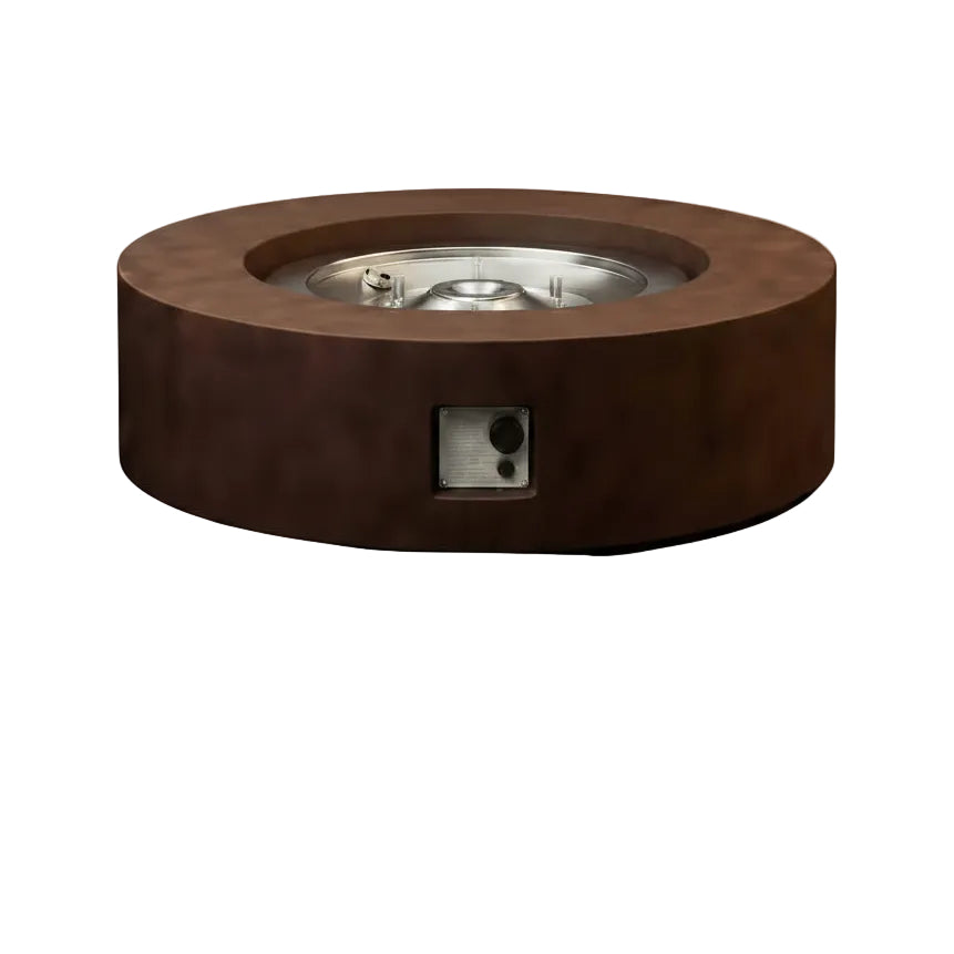 41''Round Fire Pit Table,50000 BTU Outdoor Propane Patio Fire Pit