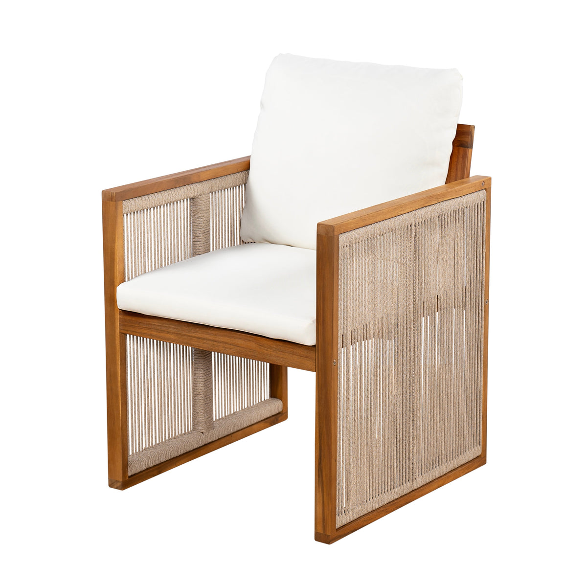 9‑Piece Acacia Wood Outdoor Patio Dining Set