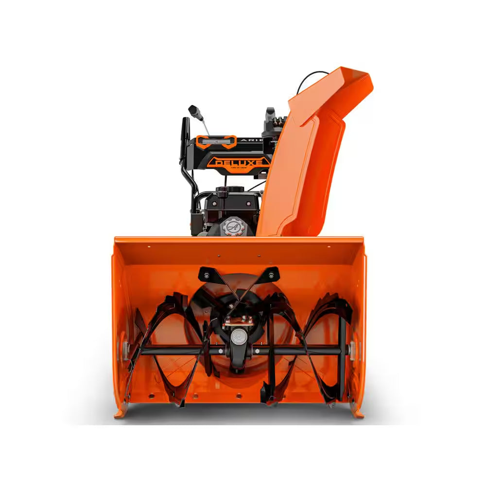 Deluxe 28 In. 252Cc Electric Start 2-Stage Self-Propelled Gas Snow Blower with LED Headlights
