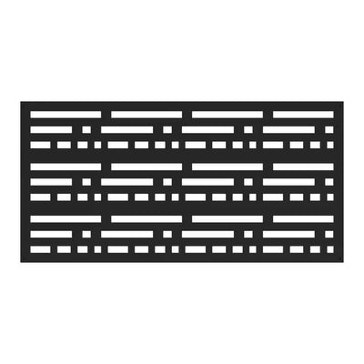 2 Ft. X 4 Ft. Morse Black Polypropylene Decorative Screen Panel