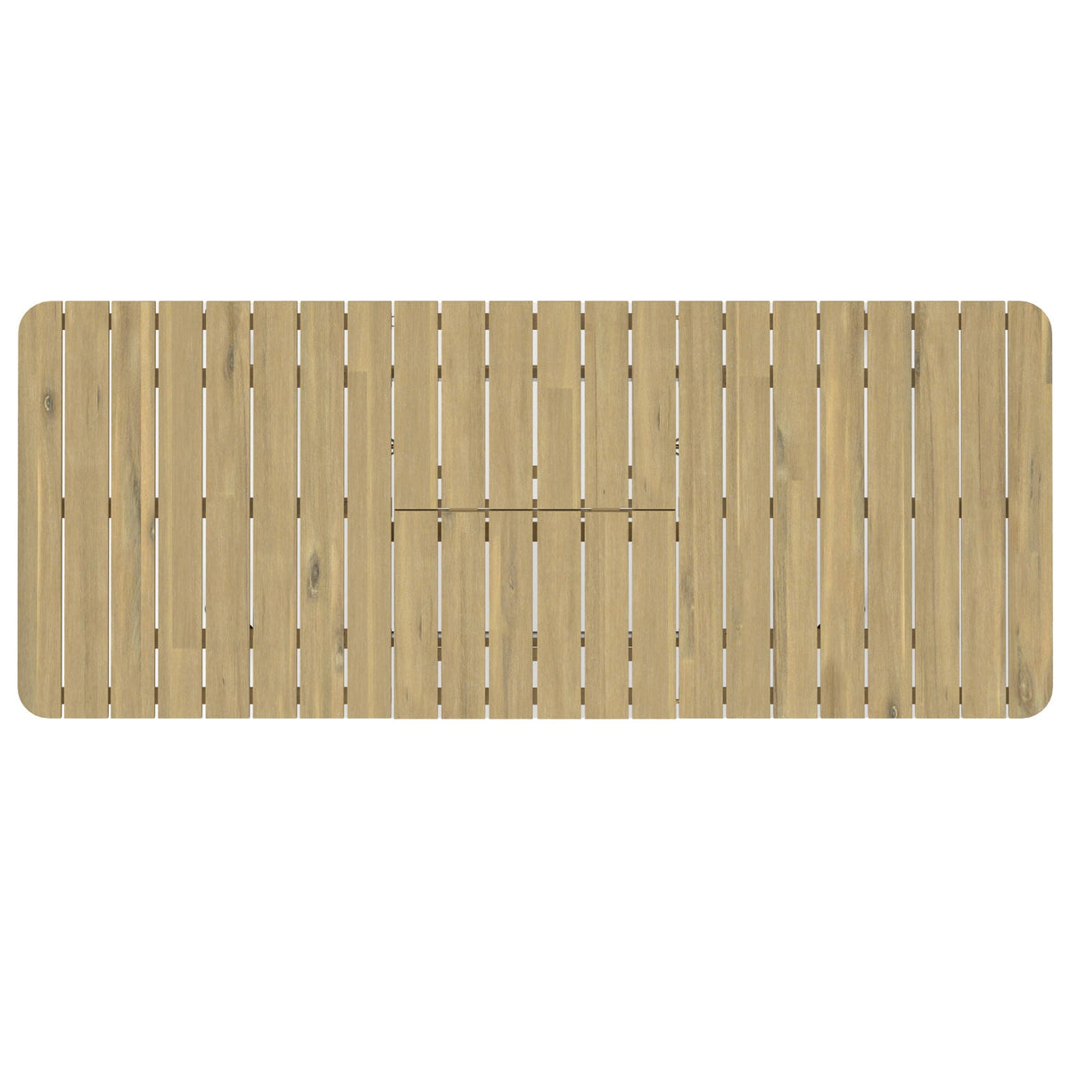 Beachside - Outdoor Extendable Dining Table - Light Teak