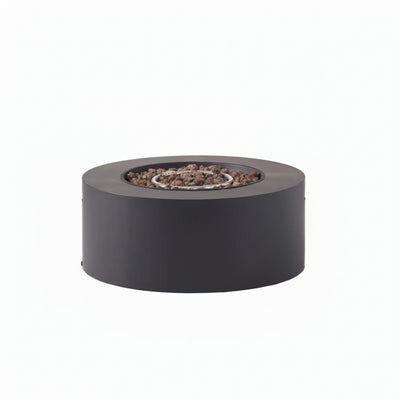 Alora Modern 32-Inch 40K BTU Round Iron Propane Fire Pit