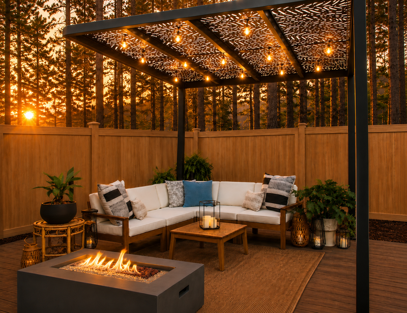 Outdoor Privacy Screens & Wall Extensions