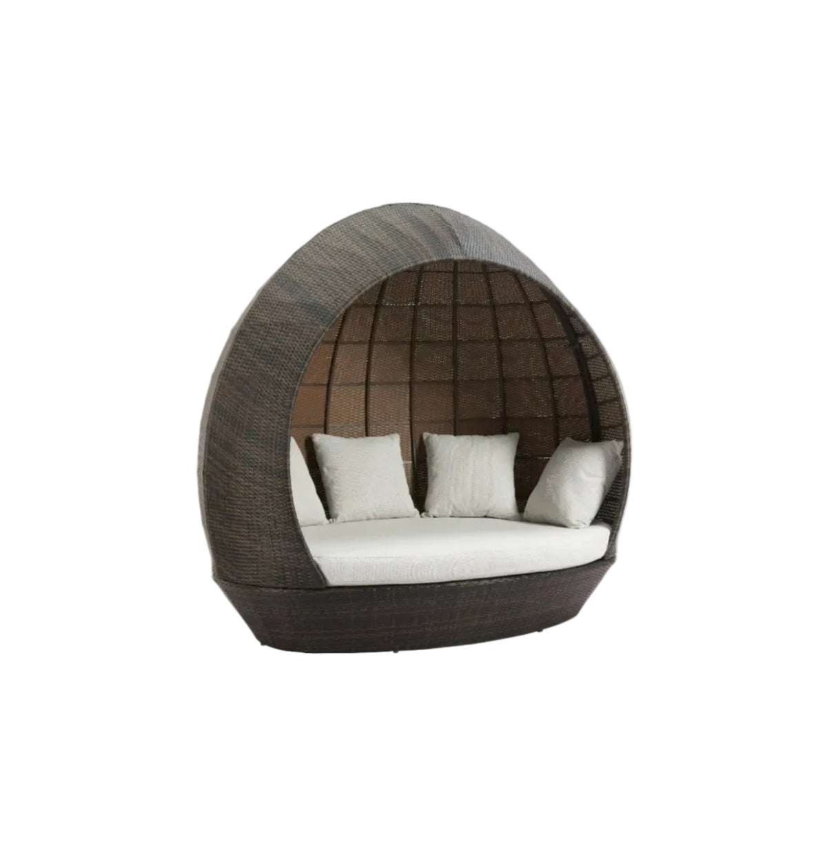 Marisol Beach Outdoor Wicker Daybed – Luxury 3-Person Resort-Style Lounge