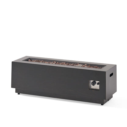 48" Contemporary Rectangular Propane Fire Pit – 50,000 BTU