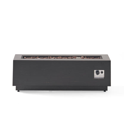 48" Contemporary Rectangular Propane Fire Pit – 50,000 BTU