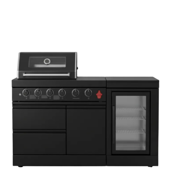 65-Inch 4-Burner Stainless Steel Propane Gas Outdoor Kitchen Barbecue Island Grill