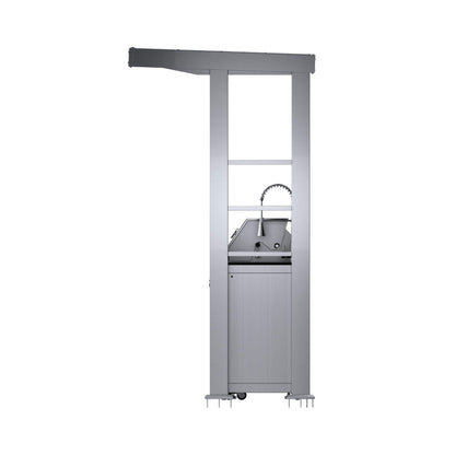 Castelle Flame Blaze 108-Inch 6-Burner 85K BTU Stainless Steel Outdoor Kitchen Grill Island