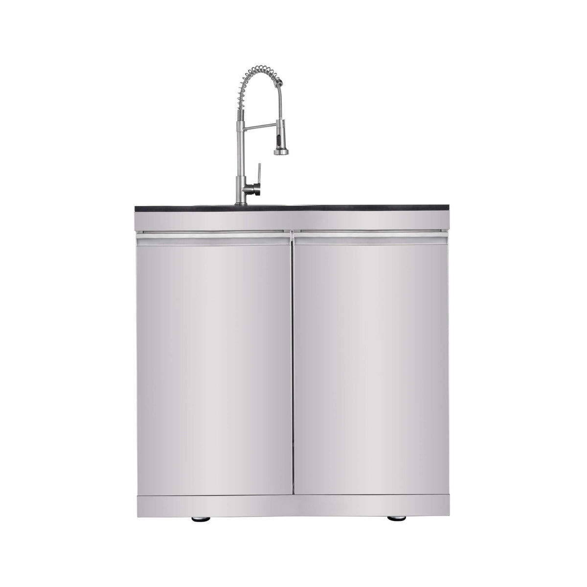 Castelle Flame Blaze 108-Inch 6-Burner 85K BTU Stainless Steel Outdoor Kitchen Grill Island