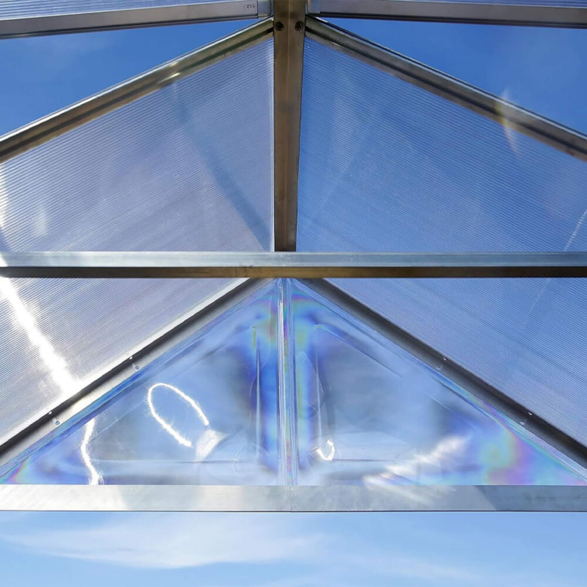 10' x 24' Heavy-Duty Walk-In Greenhouse – Polycarbonate Panels, Aluminum Frame & Built-In Gutter System (SAK58472)