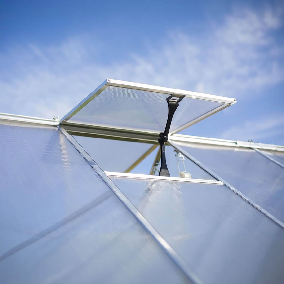 10' x 24' Heavy-Duty Walk-In Greenhouse – Polycarbonate Panels, Aluminum Frame & Built-In Gutter System (SAK58472)