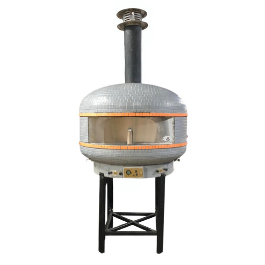 WPPO Pro‑Series Lava 40 Wood‑Fired Pizza Oven – Volcanic Stone Cooking Surface with Digital Controls & Convection Fan