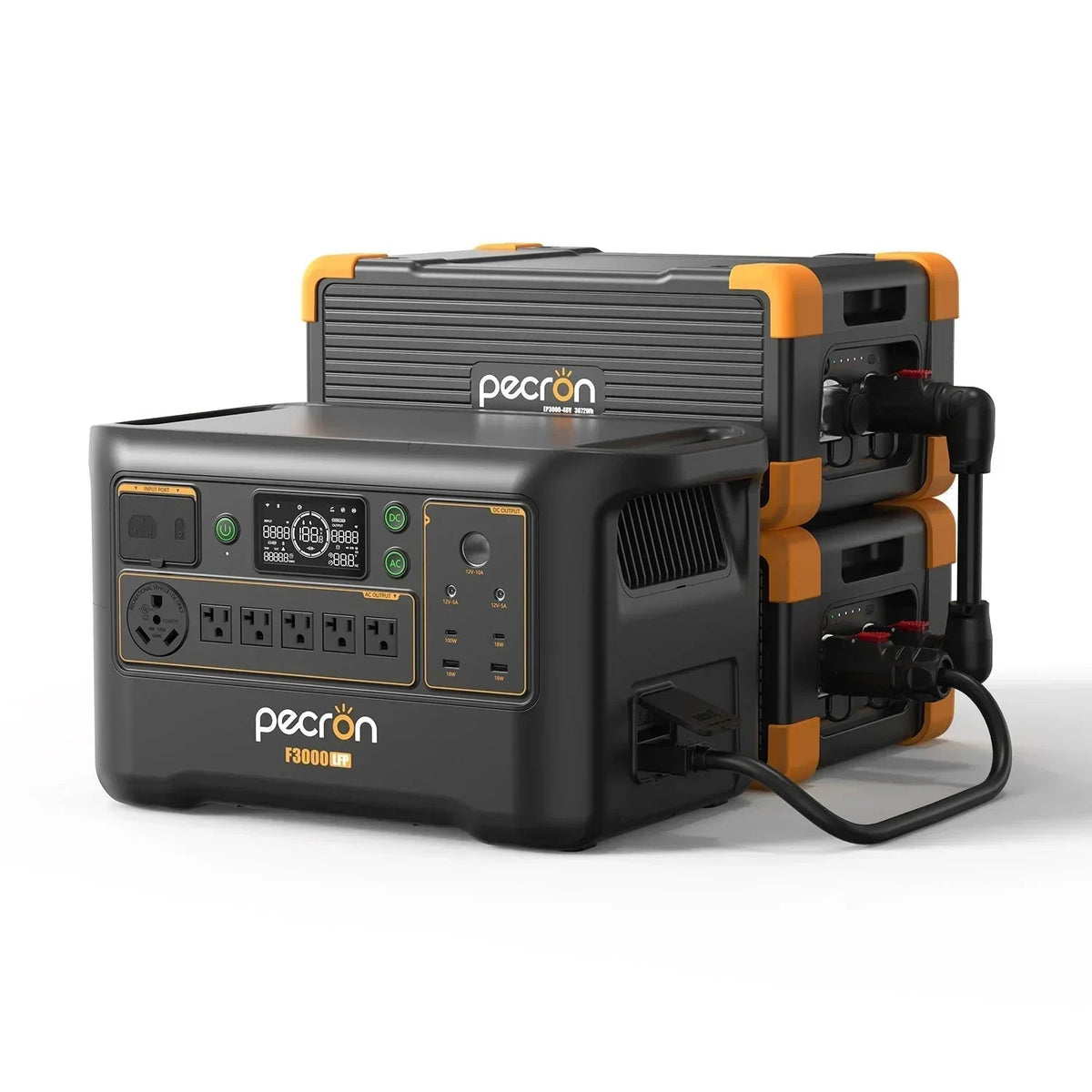 PECRON F3000LFP Portable Power Station 3600W 3072Wh