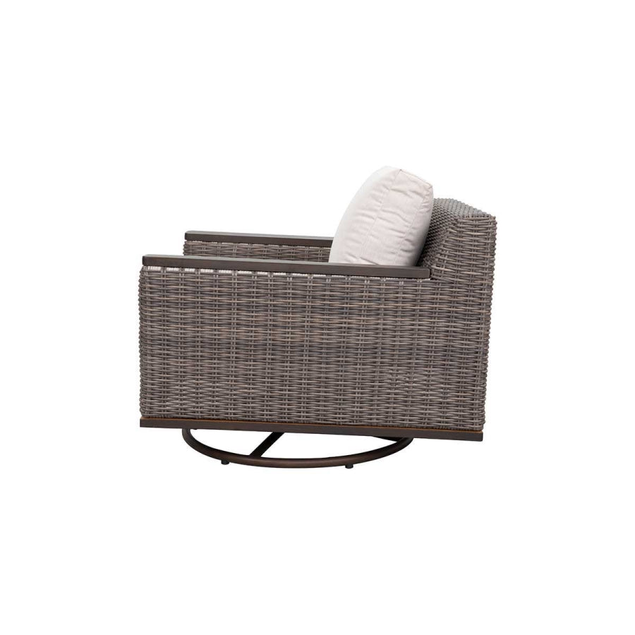 2 Beaufort Wicker Swivel Rocking Chair - Set of 2