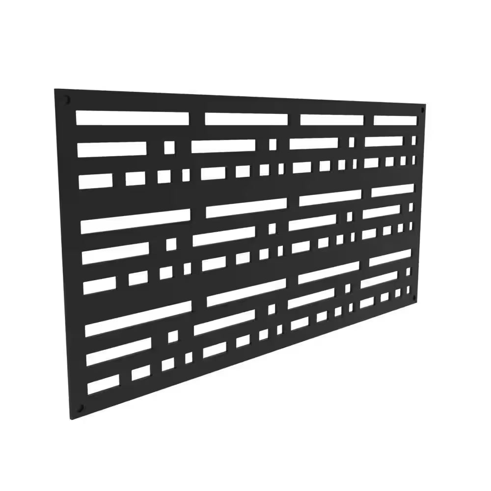 2 Ft. X 4 Ft. Morse Black Polypropylene Decorative Screen Panel