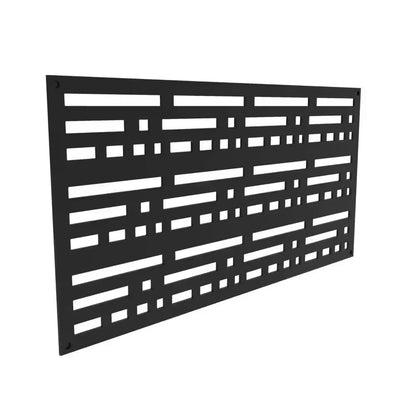 2 Ft. X 4 Ft. Morse Black Polypropylene Decorative Screen Panel
