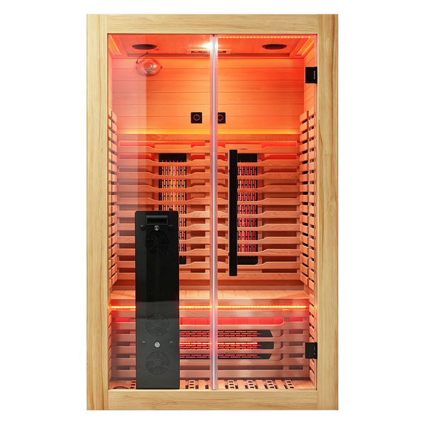 Blisspod Venetian RED – All‑In‑One Full Spectrum + Red Light Therapy Indoor Premium Sauna (2 Person)