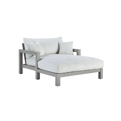 Hurley Park - Chaise Lounge With Cushion - Gray