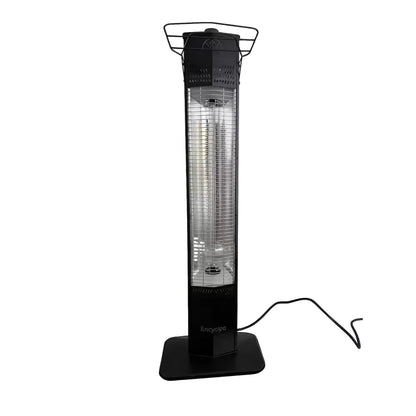 1500W Outdoor Infrared Patio Heater, 36In Portable Tower W 3 Heat Levels, IPX5 Waterproof, Tip-Over&Overheat Protection