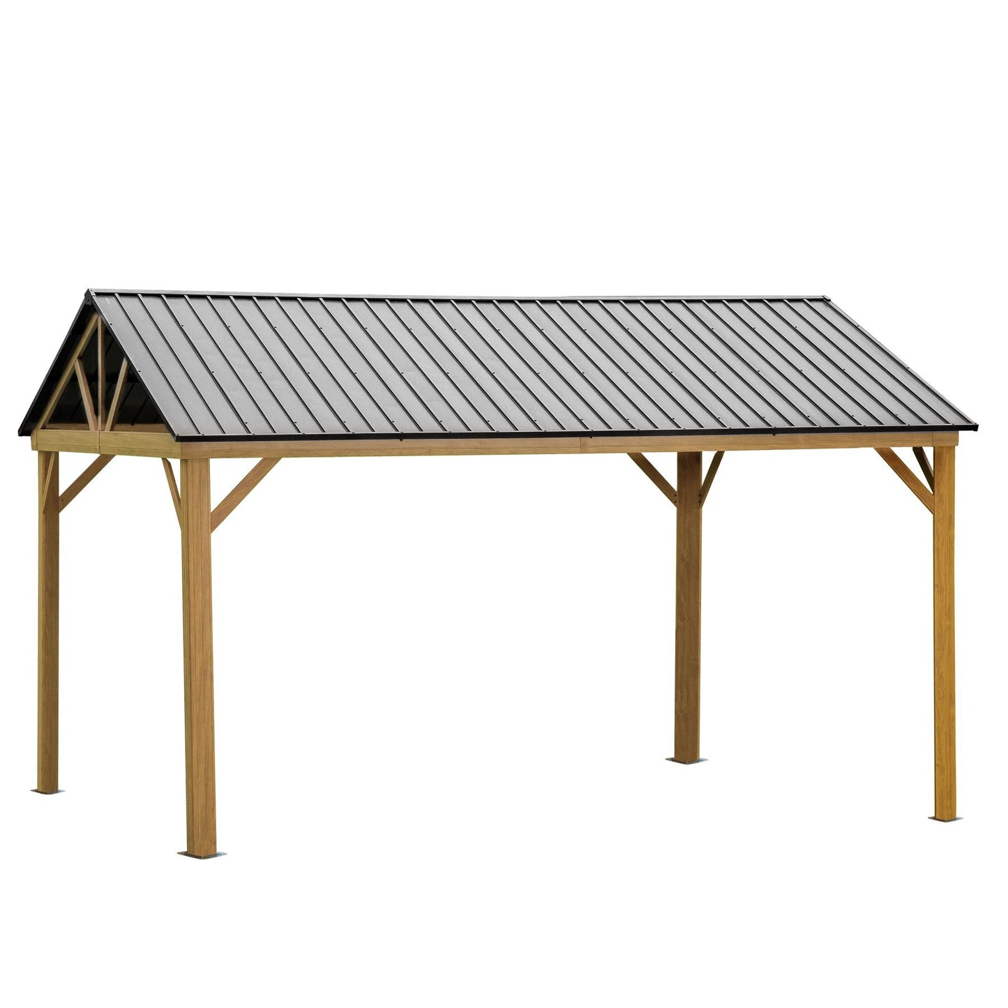 12'x14' Hardtop Gazebo Outdoor Aluminum Gazebo