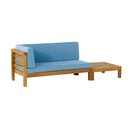 Oana Acacia Wood Patio Furniture Set with Water-Resistant Cushions - Multiple Colors
