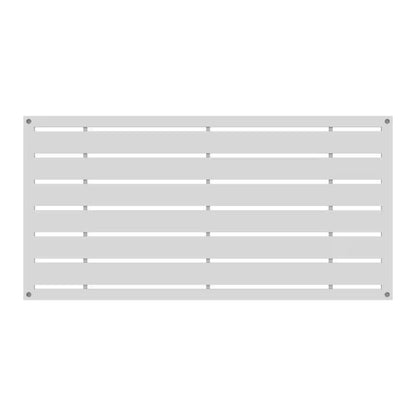 2 Ft. X 4 Ft. Boardwalk White Polypropylene Decorative Screen Panel