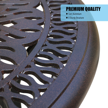 Black Aluminum Outdoor Patio Set – Complete Classic Garden Seating