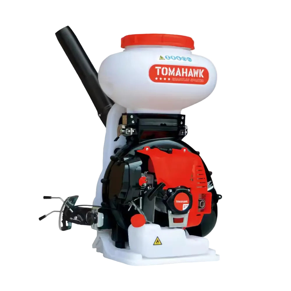 4 Gal. Backpack Motorized Spreader for Granular Fertilizer, Seed, Feed, Salt Ice
