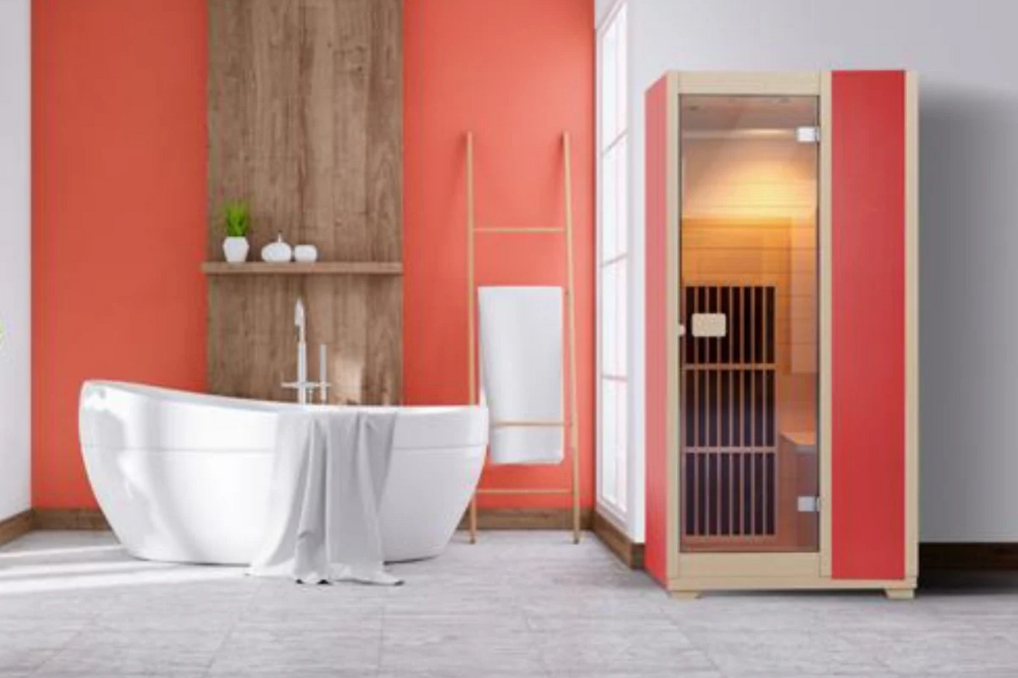 Blisspod | Vienna | Far Infrared Sauna | Canadian Hemlock Very Low EMF- 1 Person