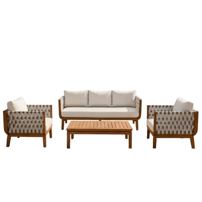 4 Piece Outdoor Patio Furniture Set
