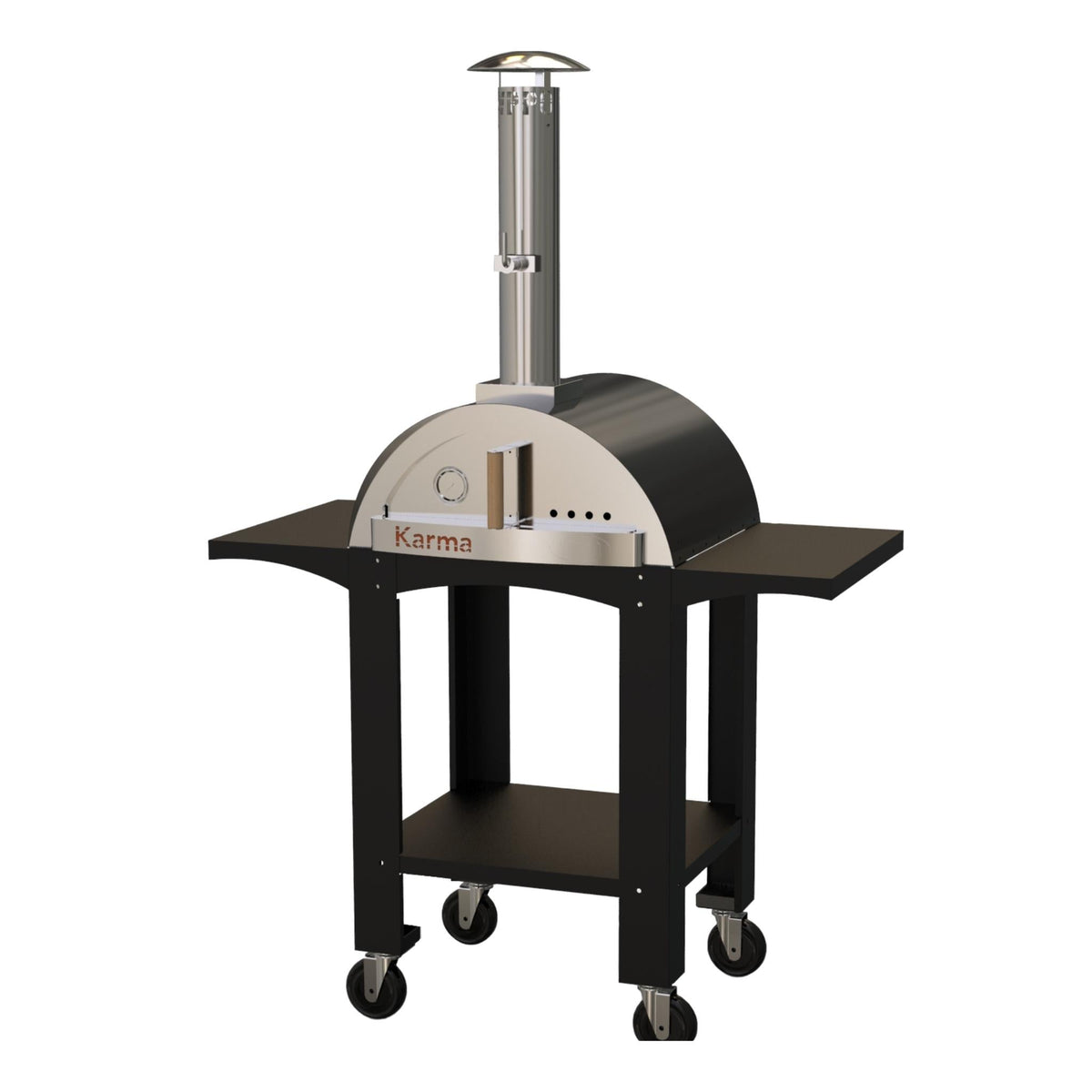 WPPO- Karma 25 Colored Wood-Fired Oven With Stand/ Cart