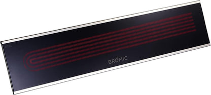 Bromic Platinum Smart Heat 2300W Electric Patio Heater - Radiant Infrared, 220V-240V, Black Finish - BH0320003