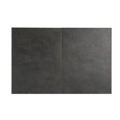 Extendable Rectangle Aluminum Fire Pit Table – 50,000 BTU, Dark Grey
