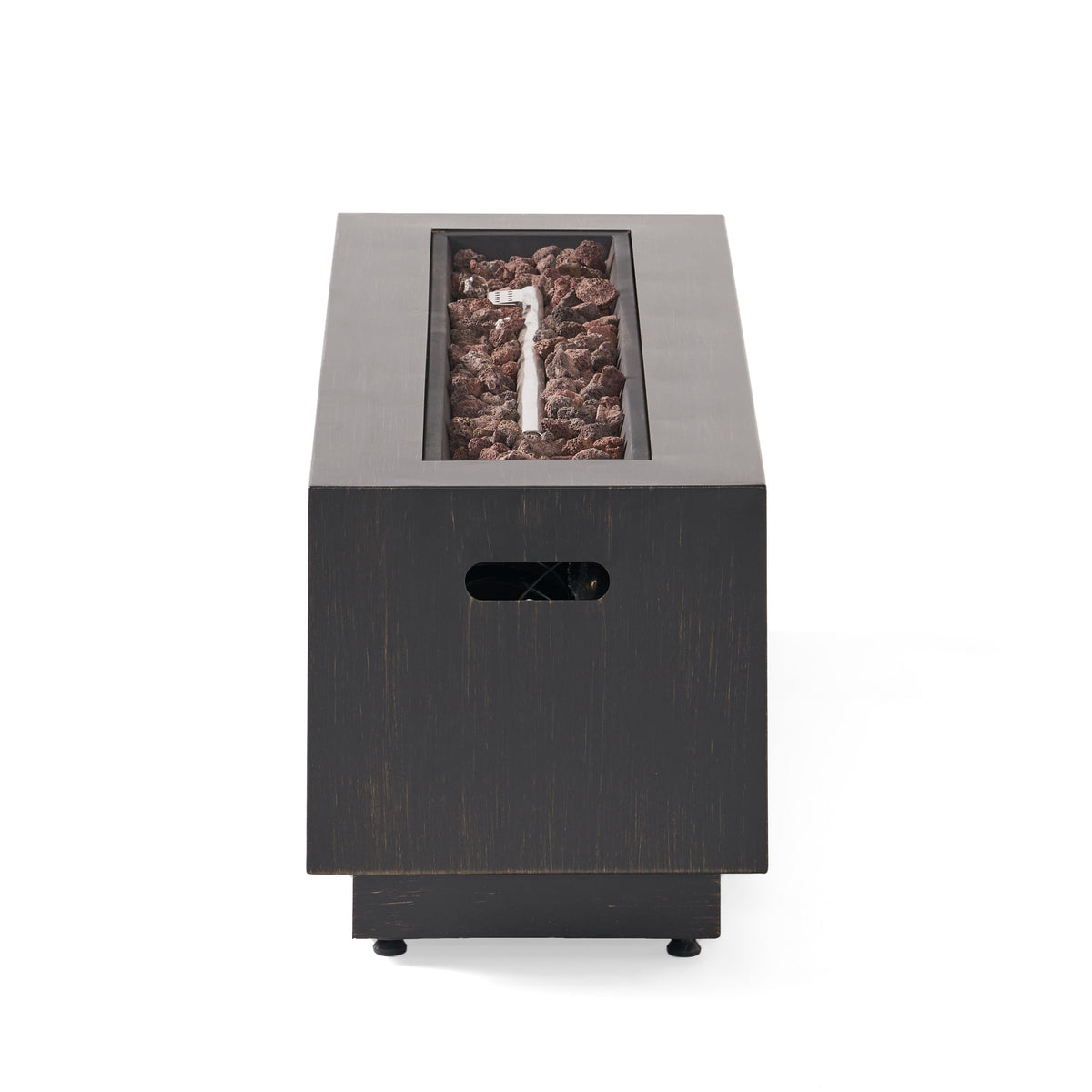 48" Contemporary Rectangular Propane Fire Pit – 50,000 BTU