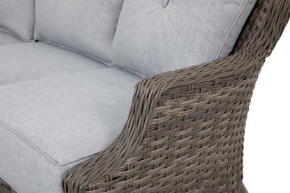 Tenaya 3-Piece Wicker Sofa Set with Stationary Chairs