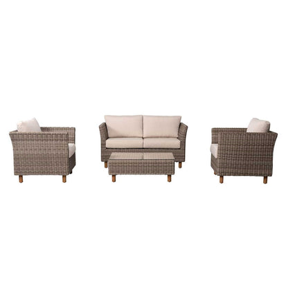 Orlando 4-Piece Wicker Sofa Set