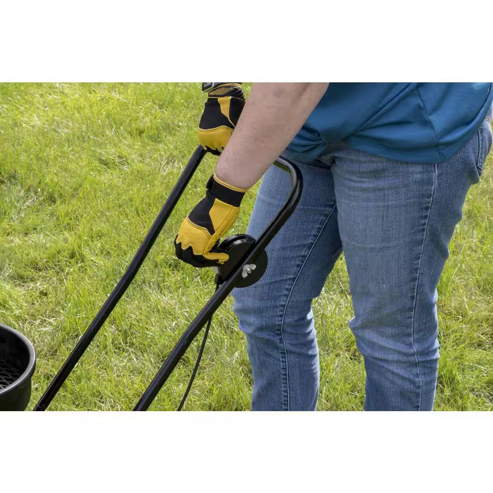 50 Lbs. Capacity Side Deflector Push Broadcast Spreader for Seed, Fertilizer and Ice Melt
