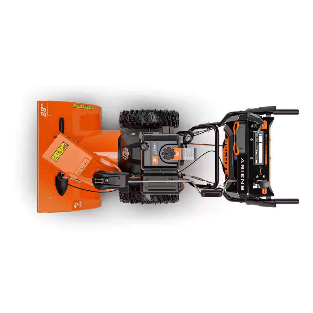 Deluxe 28 In. 252Cc Electric Start 2-Stage Self-Propelled Gas Snow Blower with LED Headlights