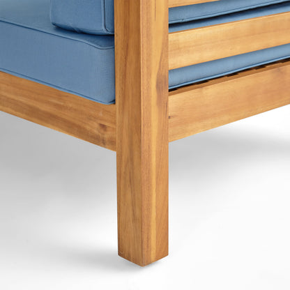 Oana Acacia Wood Patio Furniture Set with Water-Resistant Cushions - Multiple Colors