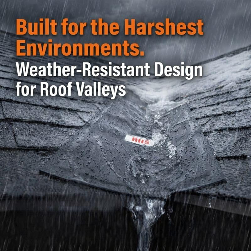 Roof Valley Ice Dam Heater Mat, Snow Melting Deicing System, 5 Ft X 13 In