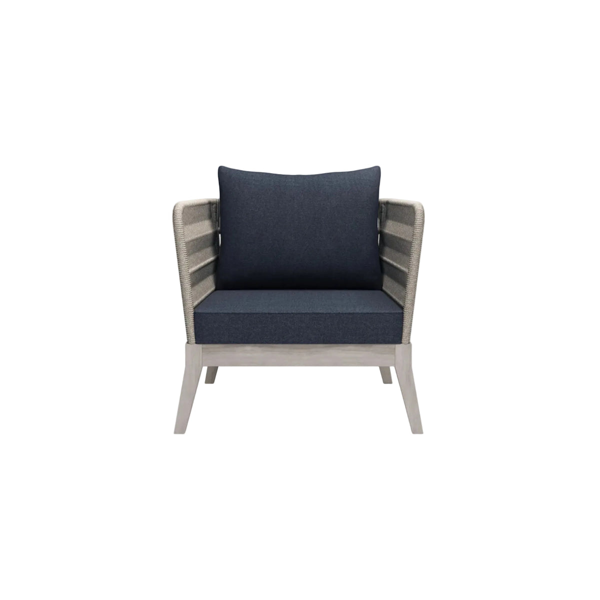 Santiago - Outdoor Conversation Chair - Slate Gray