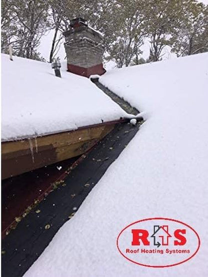Roof Valley Ice Dam Heater Mat, Snow Melting Deicing System, 5 Ft X 13 In