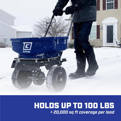 88800B Saltpro 100-Lb Contractor Salt & Ice Melt Spreader
