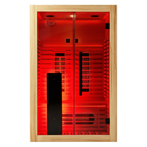 Blisspod Venetian RED – All‑In‑One Full Spectrum + Red Light Therapy Indoor Premium Sauna (2 Person)