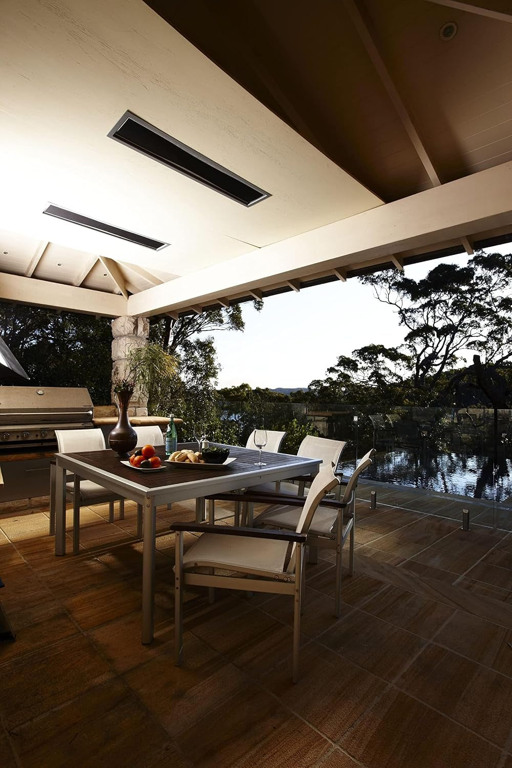 Bromic Platinum Smart Heat 2300W Electric Patio Heater - Radiant Infrared, 220V-240V, Black Finish - BH0320003