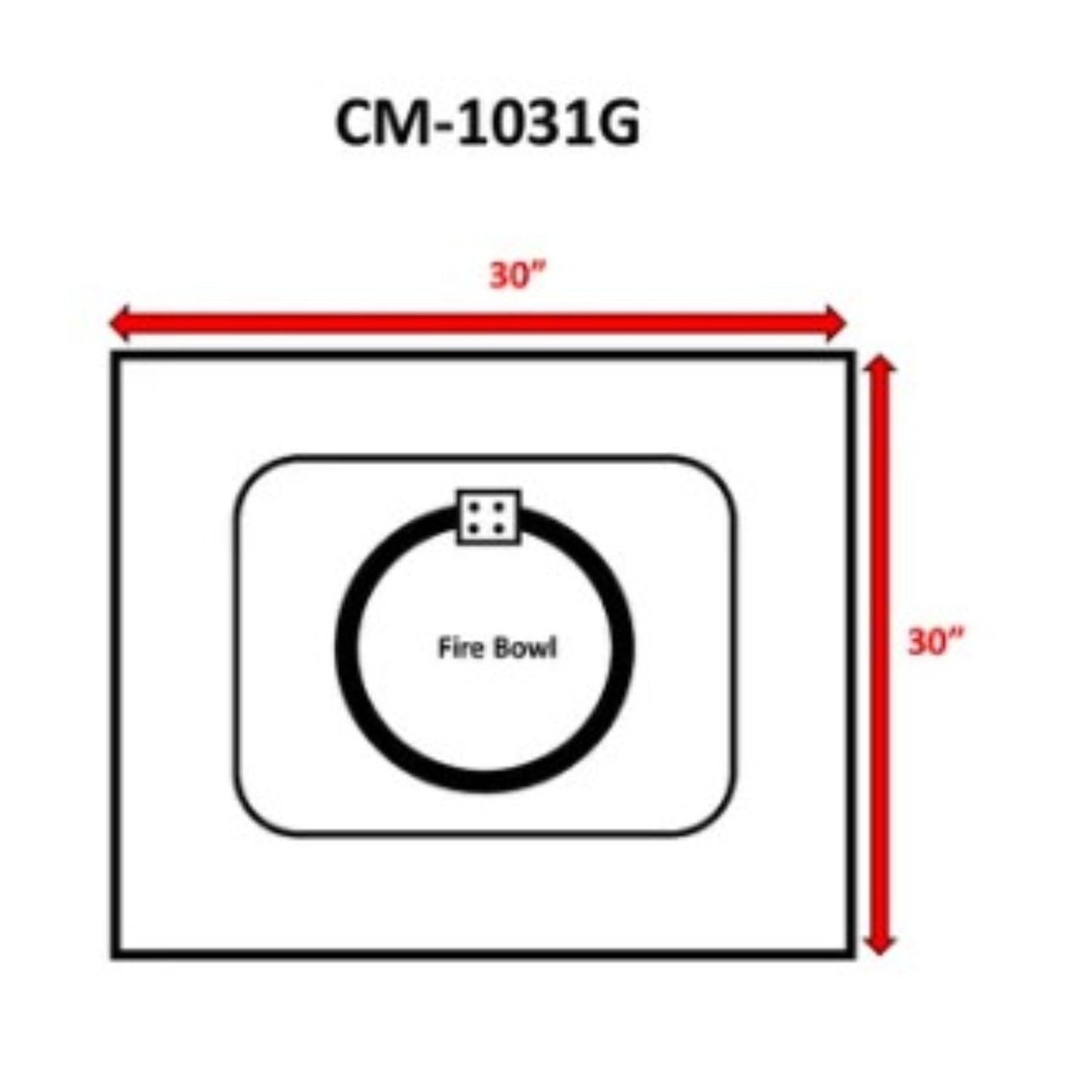 Compact Design Outdoor Fire Pit -Charcoal