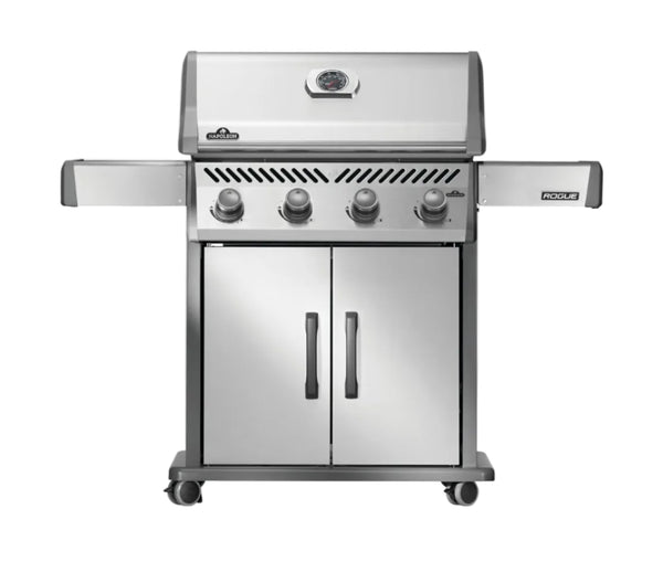 Napoleon Rogue 525 Propane Gas Grill, Stainless Steel, Durable 4-Burner Outdoor BBQ