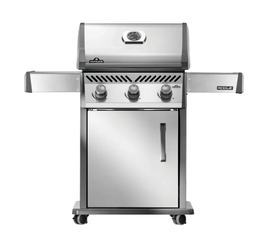 Napoleon Rogue 425 Stainless Steel Natural Gas Grill – Premium 3-Burner Outdoor BBQ Grill