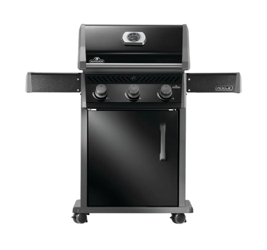 Napoleon Rogue 425 Natural Gas Grill, Durable 3-Burner Outdoor BBQ - Black