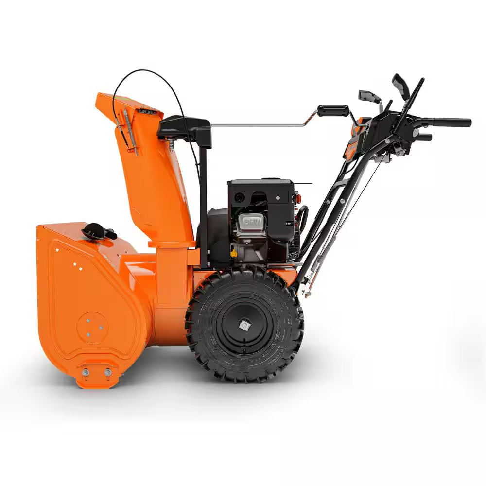 Deluxe 28 In. 252Cc Electric Start 2-Stage Self-Propelled Gas Snow Blower with LED Headlights